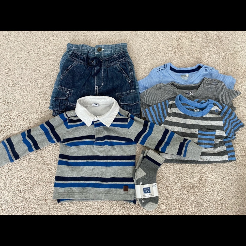 Blue, Gray, and White bundle